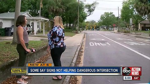 Stop signs installed at troubled Tampa Bay intersection