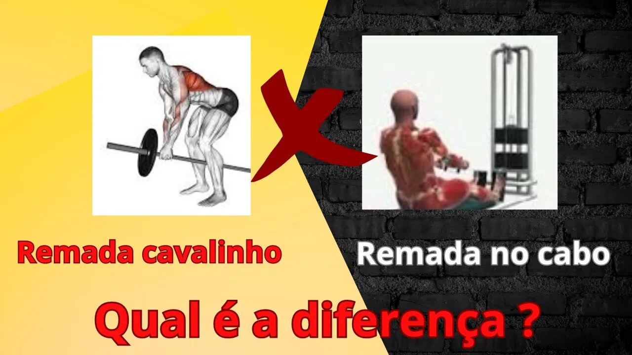 Remada cavalinho x Remada no cabo: Qual pega mais?