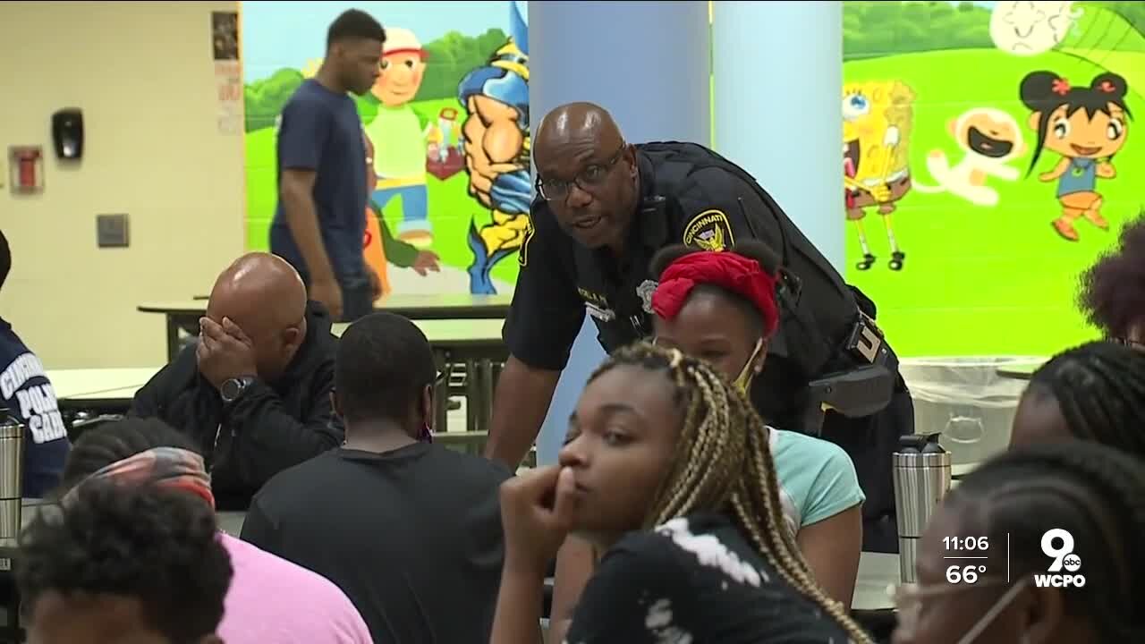 CITI Camp builds trust between police officers, Cincinnati kids