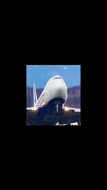 ✈️ 747 departs Alaska🏔️