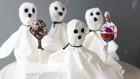 Halloween Ghost Pops