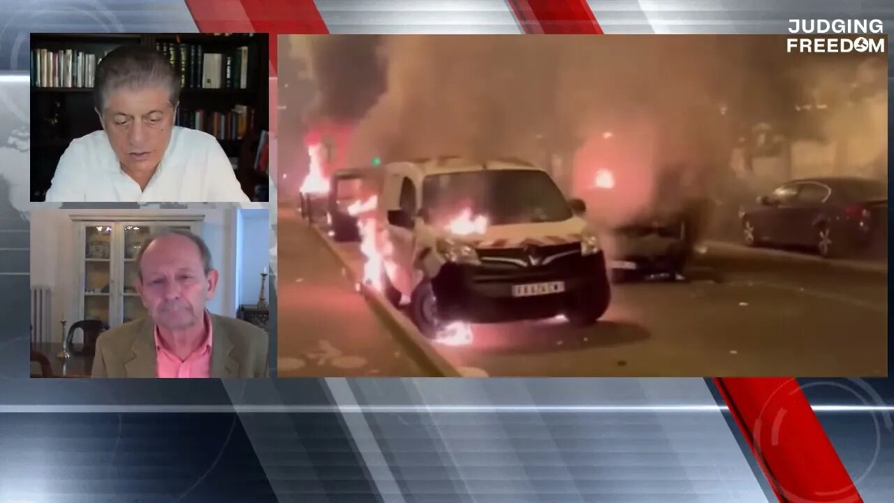 Alastair Crooke speaks to the situation in France. What is the Government doing to stop the chaos?