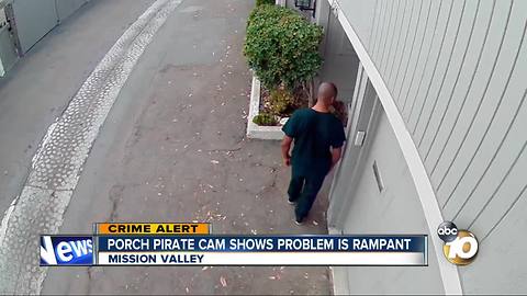 Porch pirate cam shows problem is rampant