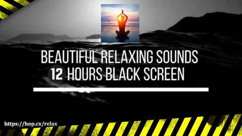 4K 12 Hours Black Screen Free Nature Sounds. To Sleep Instantly, Stop Insomnia, Relax, Reduce Stress