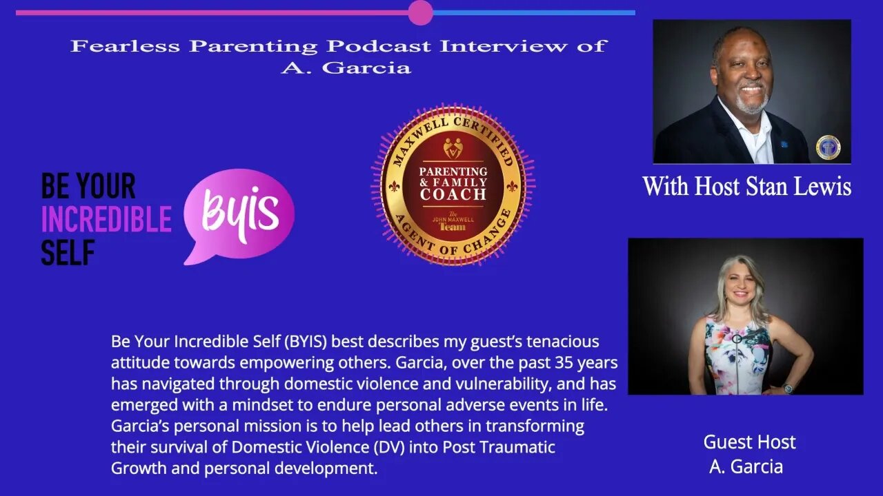 082622 FearLESS Parenting Interview of Agape Garcia