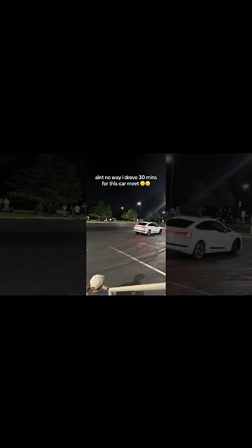 Bro is doing bagels in the parking lot 😭