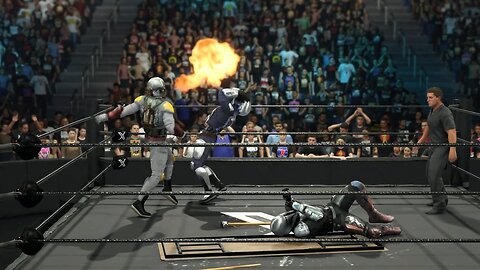 Jango Fett vs Boba Fett vs Din Djarin [WWE 2K24]