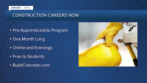 Construction workers needed: Free pre-apprenticeship program