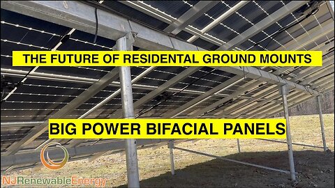 Beautiful Bifacial Ground Mount - Big Power!