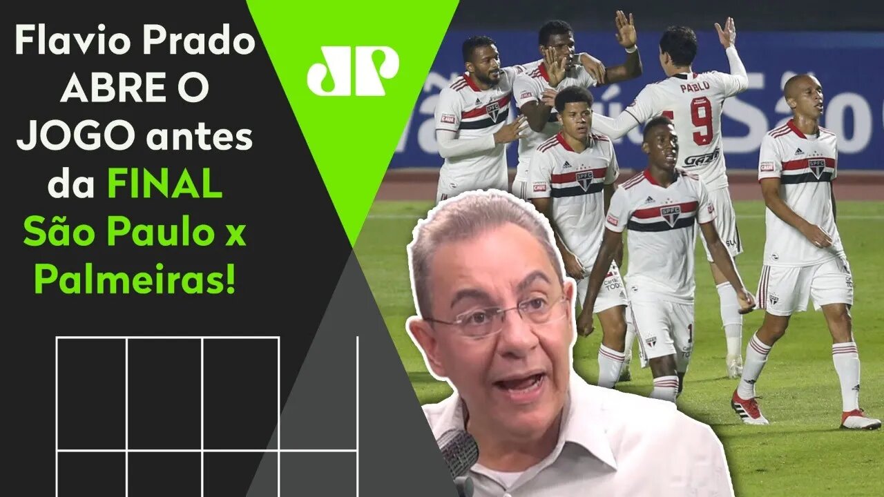 "Eu TENHO CERTEZA que ATÉ DENTRO do São Paulo..." Flavio ABRE O JOGO antes da FINAL com Palmeiras!