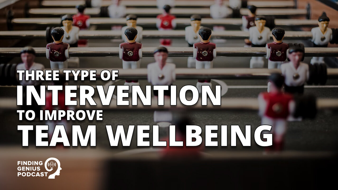 Three Type of Intervention to Improve Team Wellbeing #shorts