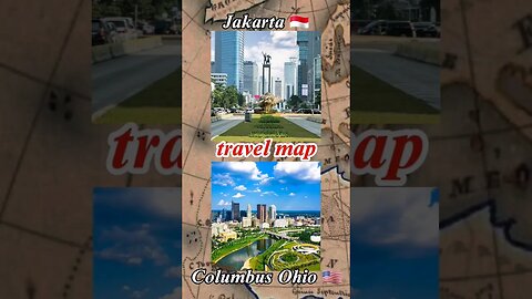 Perjalanan Dari Jakarta 🇮🇩 Ke Colombus Ohio 🇺🇲 #shorts #amerika #america #usa