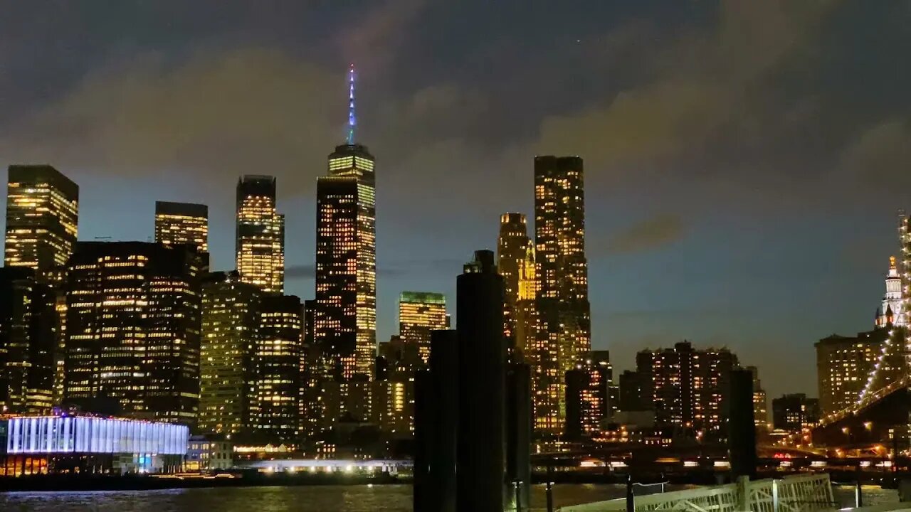 Is this New York City or Gotham? A Night Walk on the DUMBO Waterfront