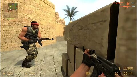 Counter Strike Source Dust 2 Bots #83 Only Assault Rifles