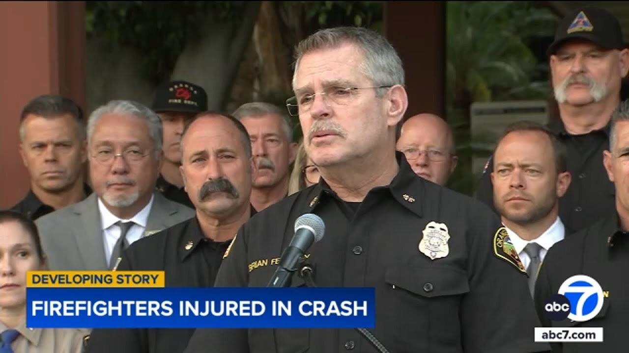 OC rollover crash: How did it happen? Chief gives update on collision that injured 8 firefighters