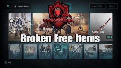 Assassin's Creed Valhalla- Broken Free Items