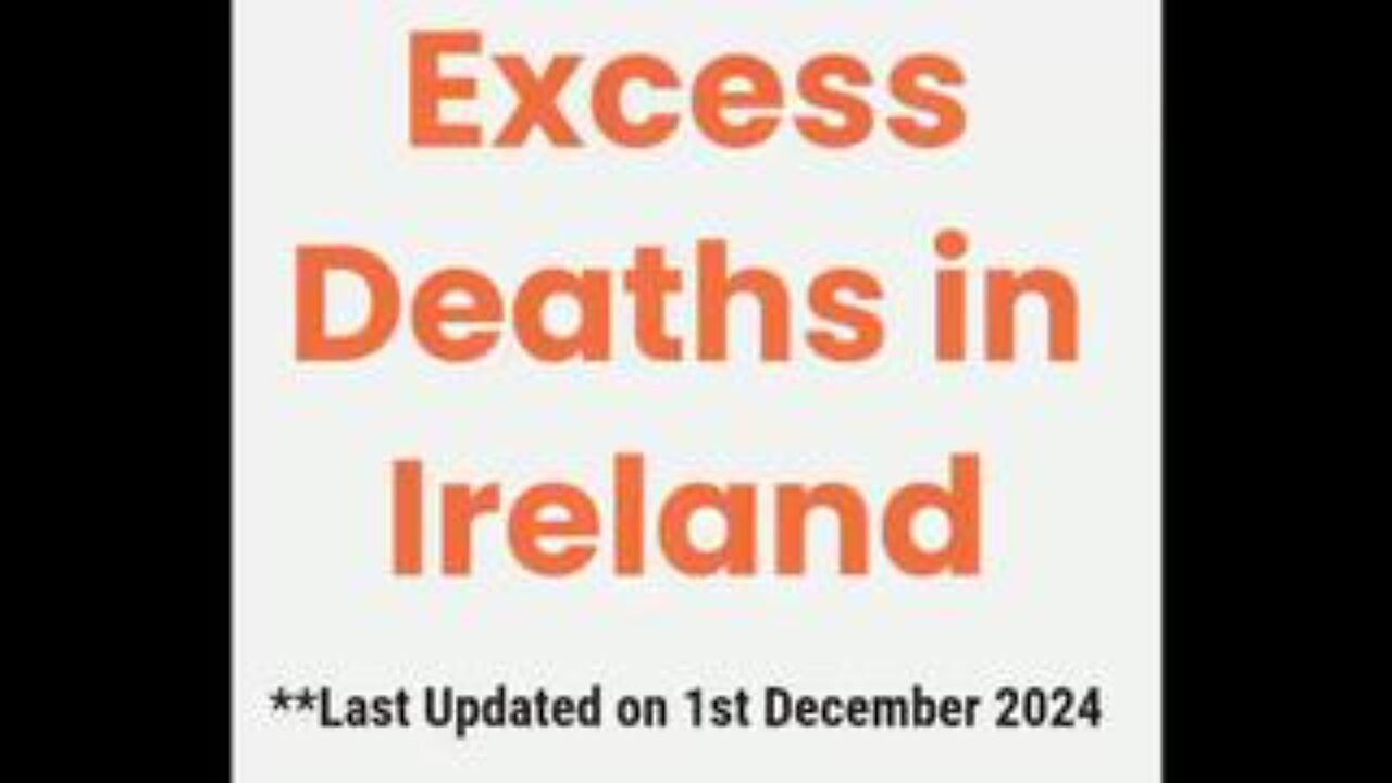 Excess Deaths in Ireland [Dec, 2024 Update]