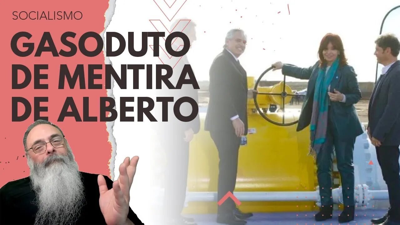 AMIGO do LULA passa VERGONHA ao FINGIR que INAUGURA GASODUTO na ARGENTINA e OBRA é DESMONTADA DEPOIS