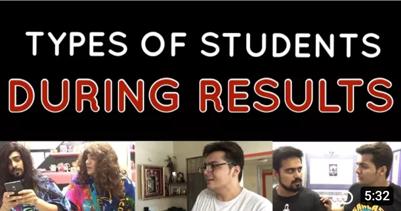 Types of students DURING RESULT 🤣