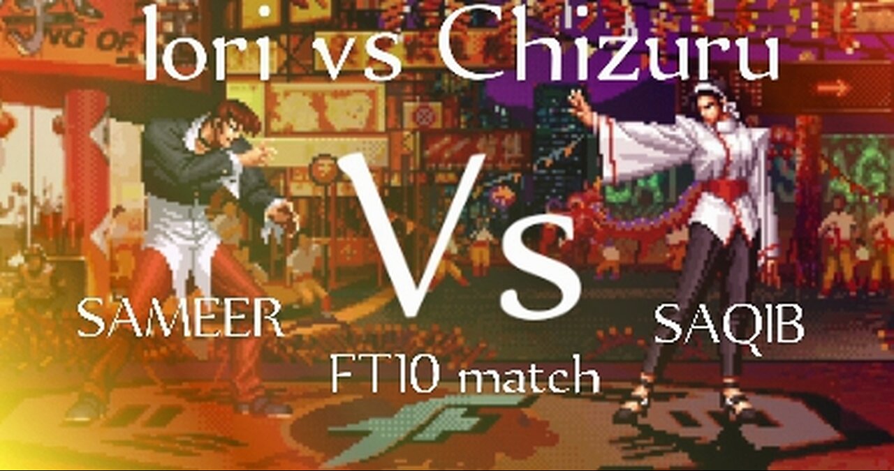 Sameer vs Saqib single play match iori vs chizuru kof 97