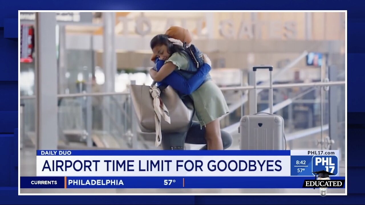 Weird. A New Rule Limits The Amount Of Time You Can Hug Someone At The Airport