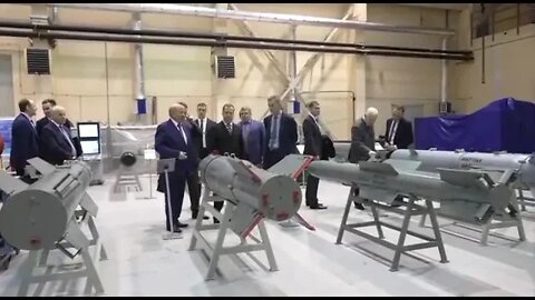 Dmitry Medvedev inspects the production of Russian missiles & torpedoes