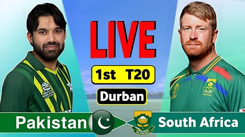 Pakistan vs South Africa live -1st T20 Match | Live Cricket Match Today | PAK vs SA Live Match Today