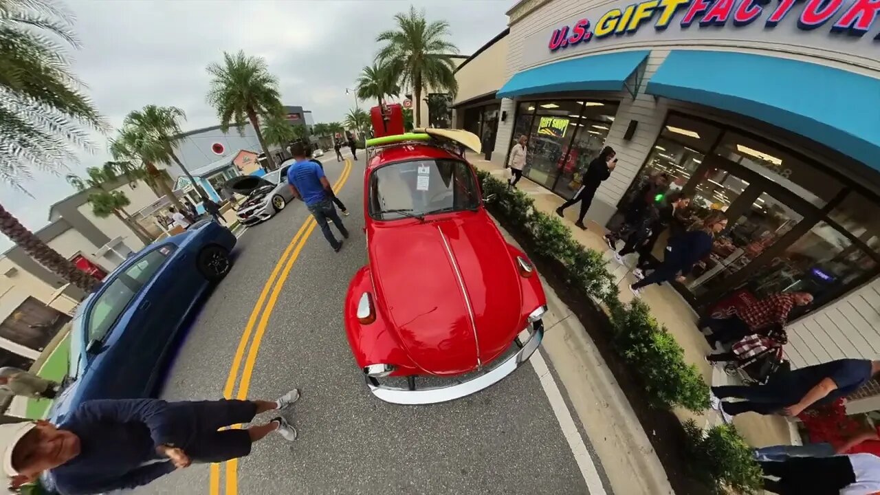 1974 VW Beetle - Promenade at Sunset Walk - Kissimmee, Florida ##vw #insta360 #vwbeetle