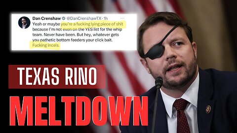 Dan Crenshaw Calls Voters "Pieces of S***" In UNHINGED Meltdown. Questions Surround His Stock Trades