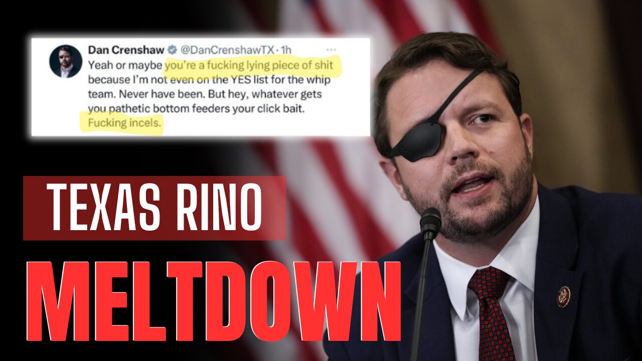 Dan Crenshaw Calls Voters "Pieces of S***" In UNHINGED Meltdown. Questions Surround His Stock Trades