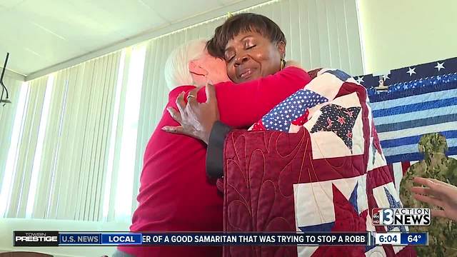 Quilts of Valor provides comfort to veterans