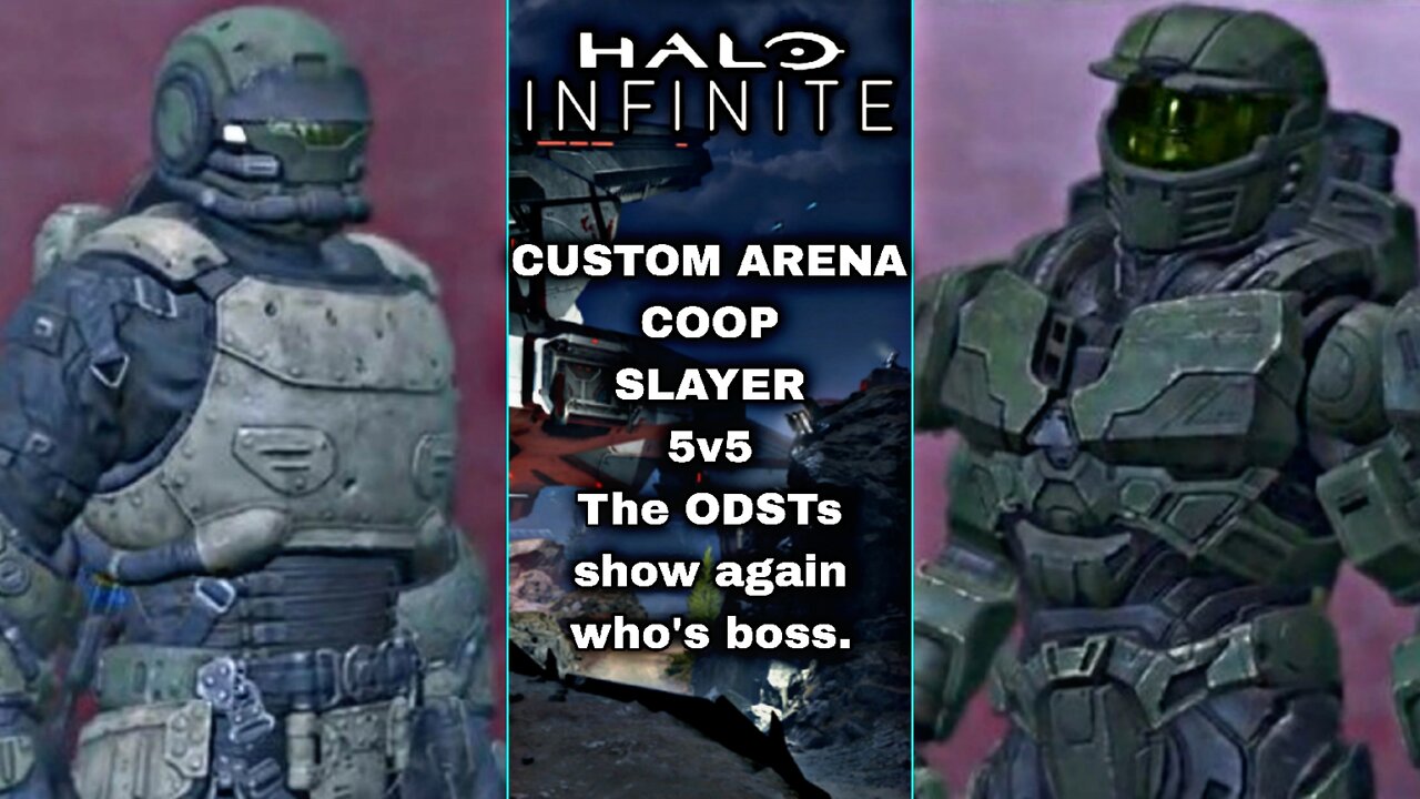 XB1 Halo Infinite G49, 2P local splitscreen Slayer on Deadlock, Can we get them here yet?