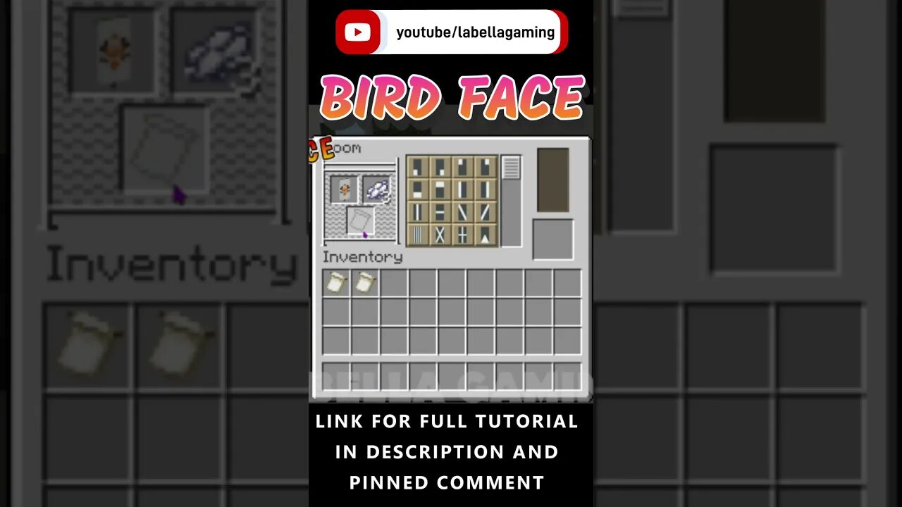 Bird Face Banner | Minecraft