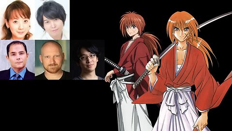 Anime Voice Comparison- Kenshin Himura (Rurouni Kenshin)