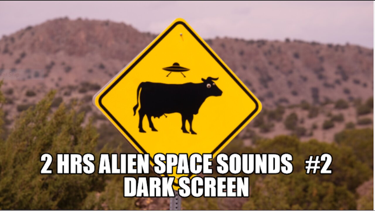 2 Hrs Alien Space White Noise # 2 Noise Sleep Stress Anxiety Relief Relaxing Dark Screen Relax2U