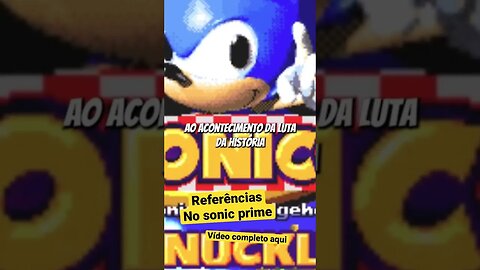 Sonic prime - referencias #shorts