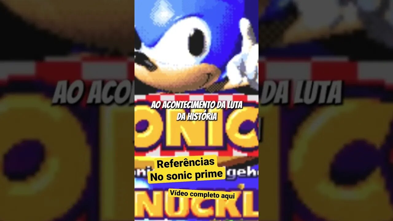 Sonic prime - referencias #shorts