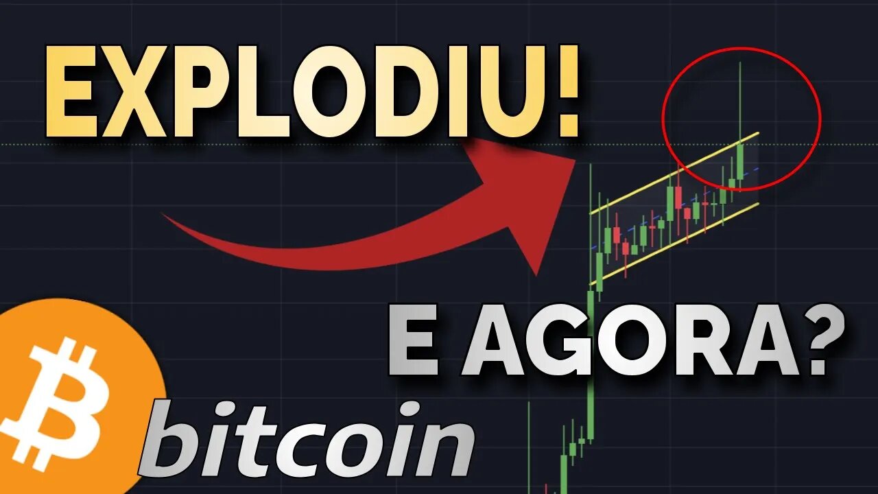 Bitcoin EXPLODE Mas VOLTA para o Range [Análise Bitcoin e Alts]