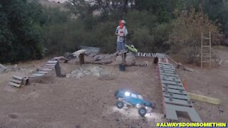 TF2 Marlin SCX10 WRAITH 1.9 backyard course