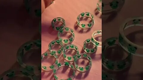 Cute Froggy Rings tiktok molliemaeresin