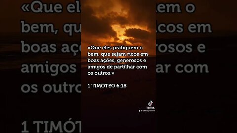 1 Timóteo 6:18 #canalyausha