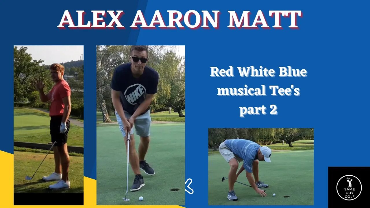 Red White Blue musical tees match Aaron Alex Matt Park Hills part 2