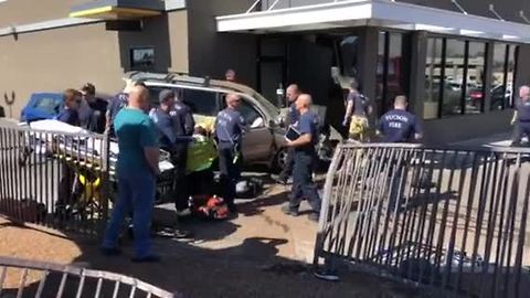 RAW VIDEO: Vehicle crashes into McDonald's at Tanque Verde and Kolb