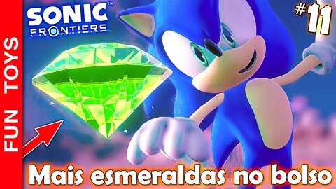 SONIC FRONTIERS #11 🔵 Pegando mais ESMERALDAS para conseguir vencer esta ilha!