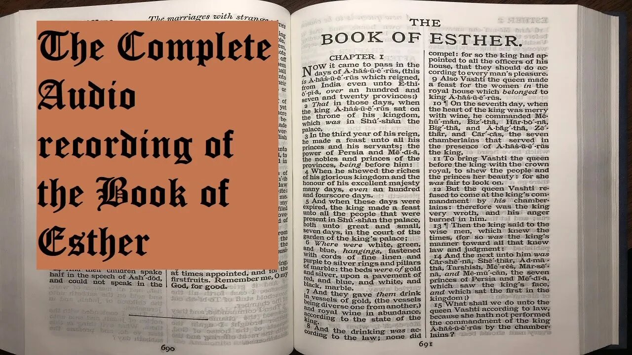 Esther: Satan hates the word of God! Audio book