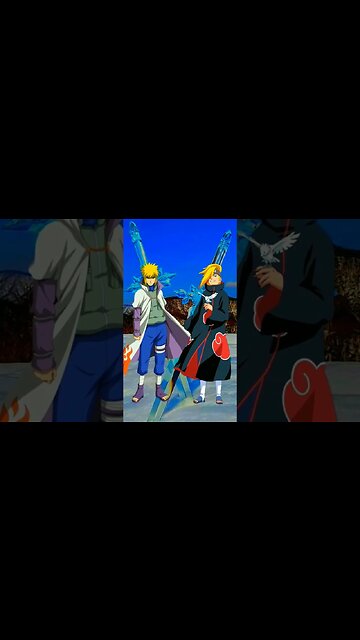 Minato VS Akatsuki - WHO IS STRONGEST??.#shorts