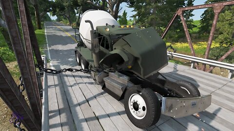 Cars vs Chains #2 - BeamNG Drive Crashes