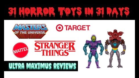 🎃 Skeletor & Demogorgon | MOTU X Stranger Things | Target Exclusive | 31 Horror Toys in 31