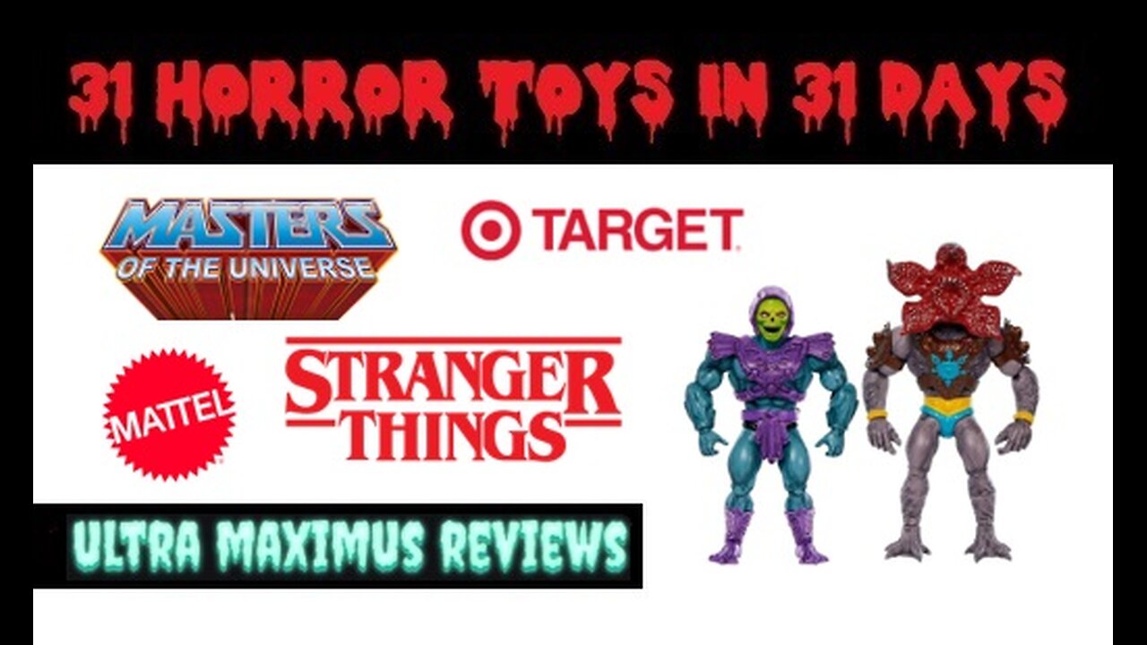 🎃 Skeletor & Demogorgon | MOTU X Stranger Things | Target Exclusive | 31 Horror Toys in 31