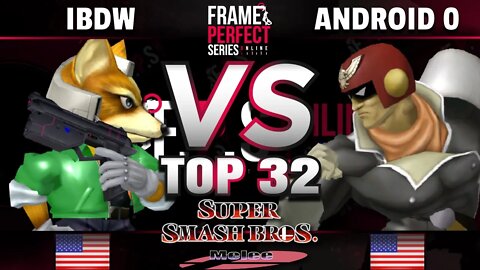 FPS3 Online - PG | IBDW (Fox) vs Android 0 (C. Falcon) - Melee Top 32